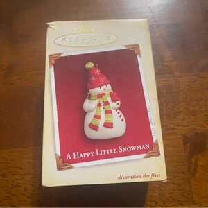 Hallmark “A Happy Little Snowman” Ornament